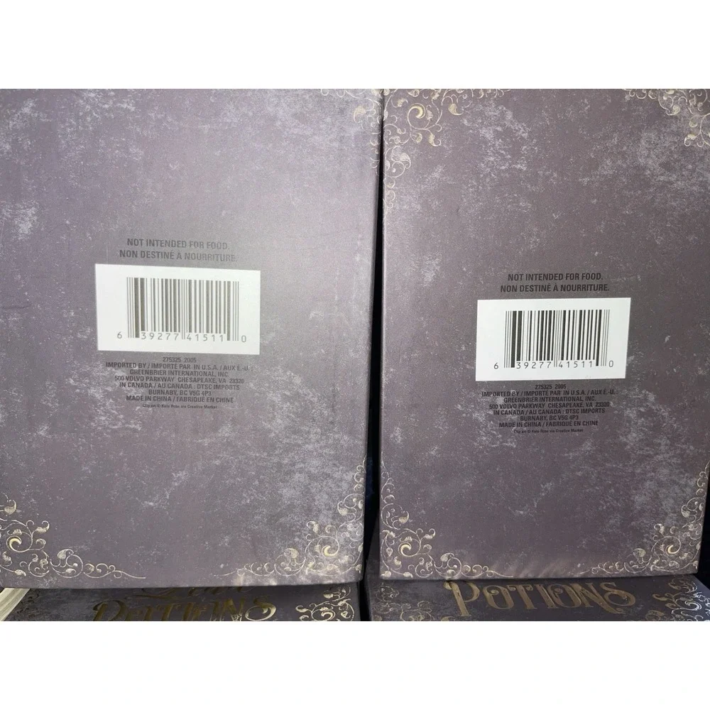 Halloween Storage Gift Boxes Faux Books Decor Witches Spells Potions‎ 2005